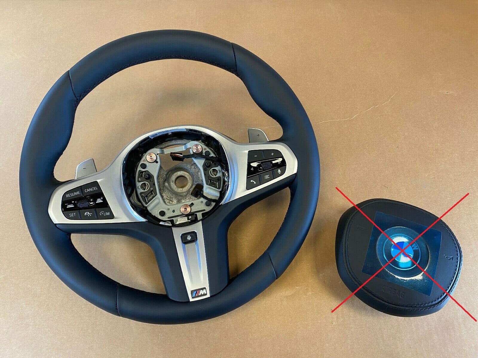 BMW BMW 8 X5 X6 X7 G14 G15 G05 G06 G07 EU M Steering Wheel Paddles HEATING VIBRO ACC