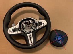BMW NEW BMW 7 G11 G12 OEM M Steering Wheel Paddle Heating Vibro Active Cruise M Trim — thumbnail 1
