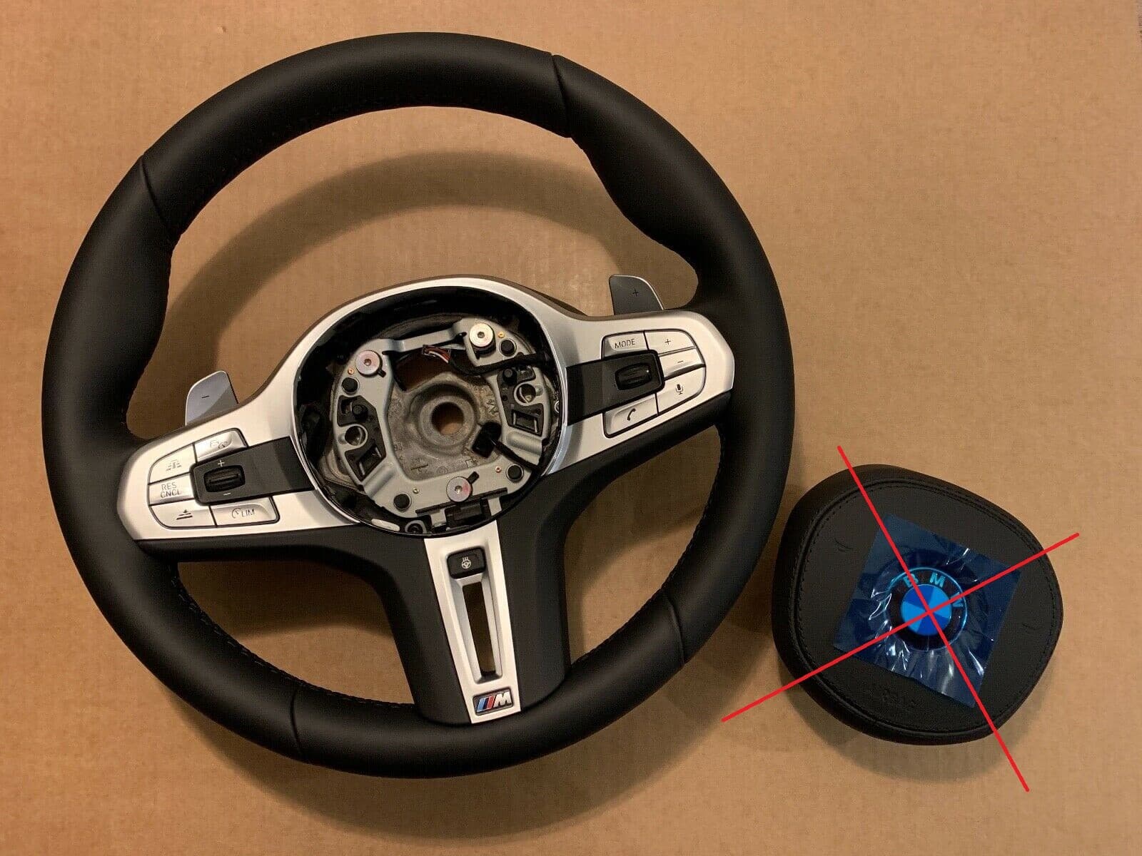 BMW NEW BMW 7 G11 G12 OEM M Steering Wheel Paddle Heating Vibro Active Cruise M Trim