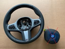 BMW BMW LCI 5 G30 G31 6 G32 X3 G01 X4 G02 GENUINE USA M Steering Wheel VIBRO ACC — thumbnail 1