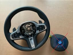 BMW BMW 5 6 X3 X4 G30 G31 G32 G38 G01 G02 USA M Steering Wheel Paddles HEATING ACC — thumbnail 1