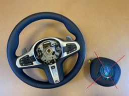 BMW BMW 5 G30 G31 G38 6 G32 X3 G01 X4 G02 USA OEM M Steering Wheel HEATING ASSIST+ — thumbnail 1