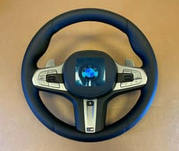 BMW BMW 7 G11 G12 GENUINE M Steering Wheel Shift Paddles HEATING — thumbnail 2