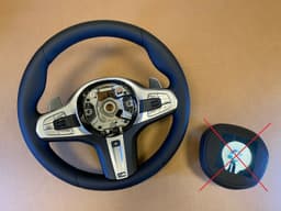 BMW BMW 7 G11 G12 GENUINE M Steering Wheel Shift Paddles HEATING — thumbnail 1