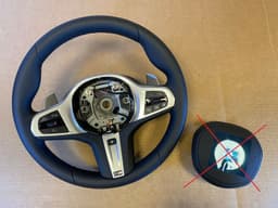 BMW BMW 5 6 X3 X4 G30 G31 G38 G32 G01 G08 G02 LCI M Steering Wheel Paddles HEATING — thumbnail 1