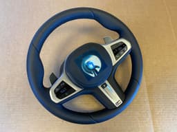 BMW BMW 5 6 X3 X4 G30 G31 G38 G32 G01 G08 G02 LCI M Steering Wheel Paddles HEATING — thumbnail 9