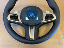 BMW BMW 5 6 X3 X4 G30 G31 G38 G32 G01 G08 G02 LCI M Steering Wheel Paddles HEATING — thumbnail 5