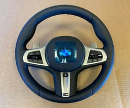 BMW BMW 5 6 X3 X4 G30 G31 G38 G32 G01 G08 G02 LCI M Steering Wheel Paddles HEATING — thumbnail 2