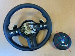 BMW BMW F15 F16 F25 F26 F39 F45 F48 USA M Steering Wheel PADDLES HEATED VIBRO CARBON — thumbnail 1