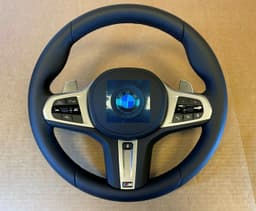 BMW BMW 5 6 X3 X4 G30 G31 G32 G01 G02 LCI EU M Steering Wheel Paddles HEAT VIBRO ACC — thumbnail 2