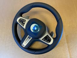 BMW BMW 5 6 X3 X4 G30 G31 G32 G01 G02 LCI EU M Steering Wheel Paddles HEAT VIBRO ACC — thumbnail 10