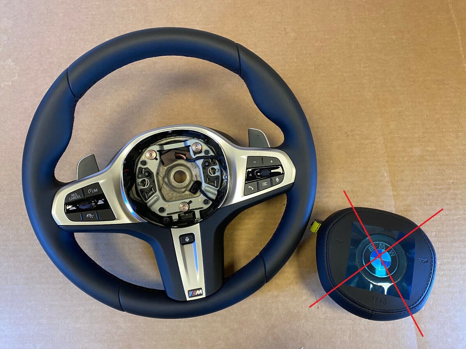 BMW BMW 5 6 X3 X4 G30 G31 G32 G01 G02 LCI USA M Steering Wheel Paddles HEATED ACC