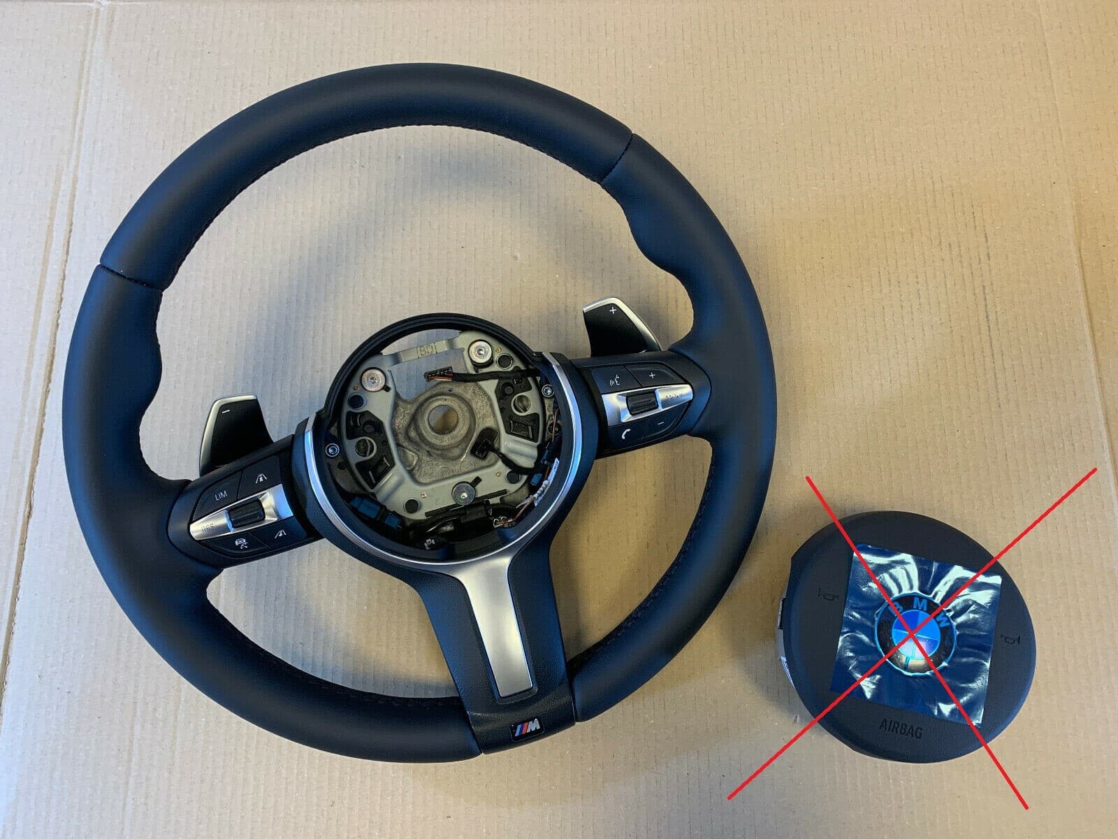 BMW BMW F15 F16 F25 F26 F39 F45 F48 OEM USA M Steering Wheel Paddles DUAL VIBRO ACC