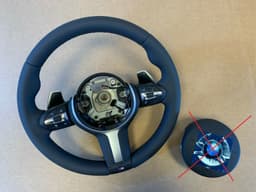 BMW BMW F20 F22 F30 F31 F32 F34 F39 F48 M Steering Wheel Paddles HEATING VIBRO ACC — thumbnail 1