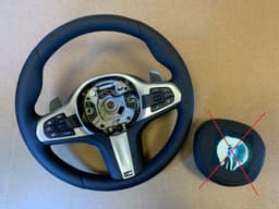BMW BMW 5 6 X3 X4 G30 G31 G38 G32 G01 G08 G02 OEM M Steering Wheel Paddles ACC — thumbnail 1
