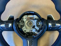 BMW BMW F15 F16 F25 F26 F39 F45 F48 USA M Steering Wheel PADDLES HEATED VIBRO CARBON — thumbnail 7