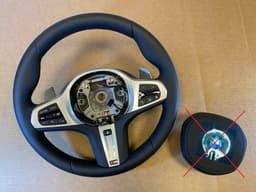 BMW BMW 8 X5 X6 X7 G14 G15 G05 G06 G07 M Steering Wheel Paddles HEATING VIBRO ACC — thumbnail 1
