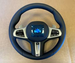 BMW BMW 5 6 X3 X4 G30 G31 G38 G32 G01 G02 LCI USA OEM M Steering Wheel Paddle HEATED — thumbnail 2