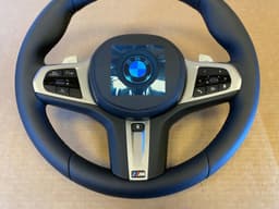BMW BMW 5 6 X3 X4 G30 G31 G38 G32 G01 G02 LCI USA OEM M Steering Wheel Paddle HEATED — thumbnail 5