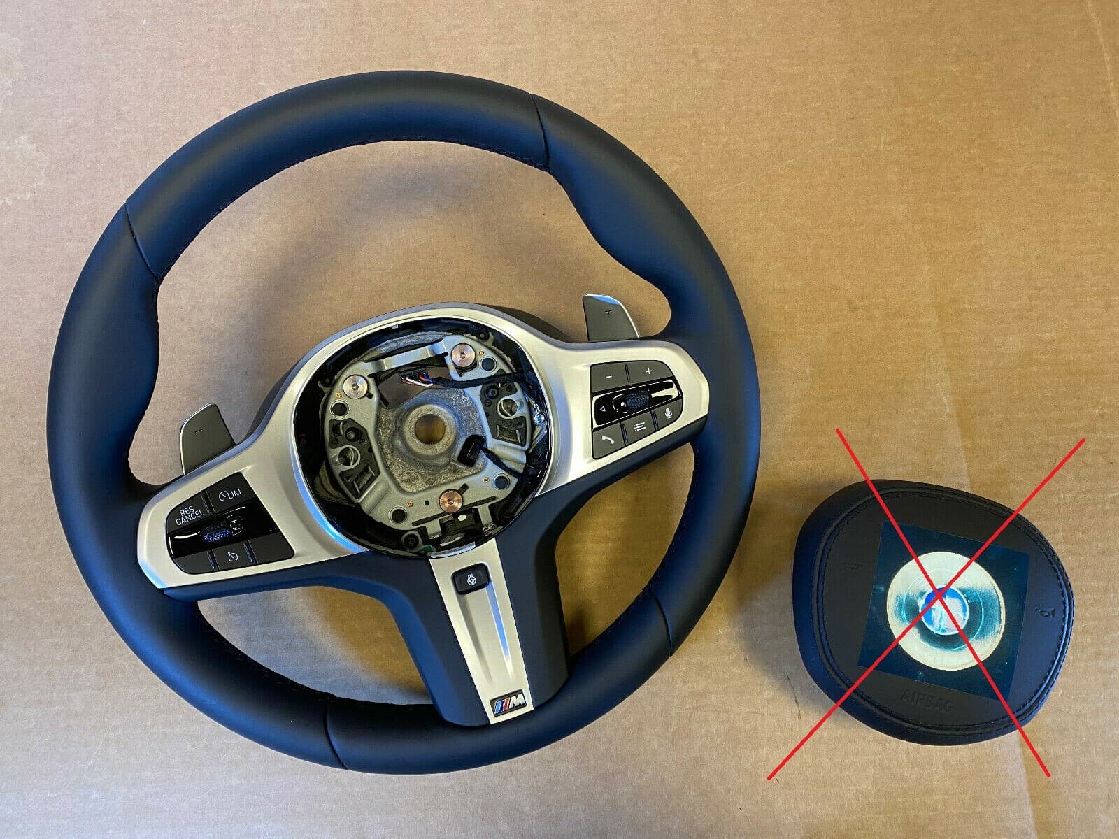 BMW BMW 5 6 X3 X4 G30 G31 G32 G01 G02 LCI EU M Steering Wheel Paddles HEATING VIBRO