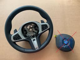 BMW BMW 8 X5 X6 X7 G14 G15 G05 G06 G07 USA M Steering Wheel Paddles HEATING VIBRO — thumbnail 1
