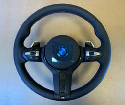 BMW BMW F22 F23 F30 F31 F32 F33 F34 F36 USA M Steering Wheel PADDLE CARBON VIBRO ACC — thumbnail 2