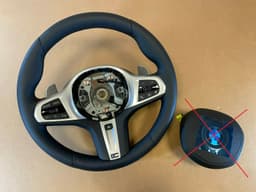 BMW BMW 8 X5 X6 X7 G14 G15 G05 G06 G07 USA M Steering Wheel Paddles HEATING VIBRO — thumbnail 1