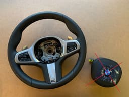 BMW BMW 8 X5 X6 X7 G14 G15 G16 G05 G06 G07 OEM USA M Steering Wheel Shift Paddles — thumbnail 1