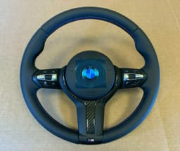 BMW BMW F15 F16 F25 F26 F30 F32 F34 F39 F48 M Steering Wheel HEATED VIBRO ACC CARBON — thumbnail 2