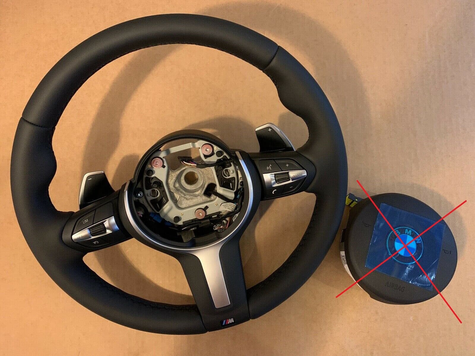 BMW BMW X5 X6 X3 X4 F15 F16 F25 F26 GENUINE M Steering Wheel PADDLES HEATING
