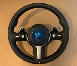 BMW BMW X5 X6 X3 X4 F15 F16 F25 F26 GENUINE M Steering Wheel PADDLES HEATING — thumbnail 9