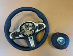 BMW BMW 5 G30 G31 G38 6 G32 X3 G01 X4 G02 EU M Steering Wheel HEATING VIBRO ASSIST+ — thumbnail 1