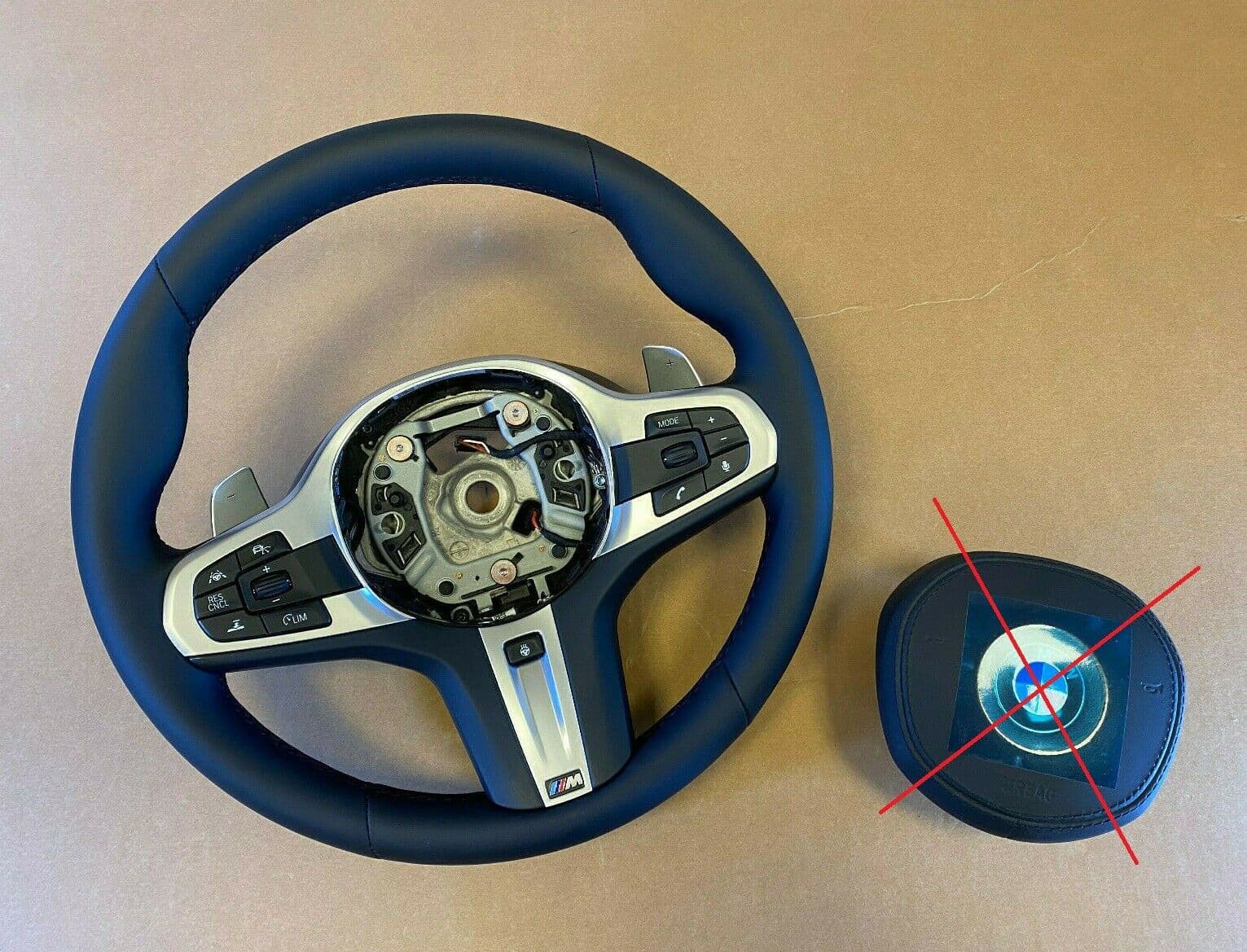 BMW BMW 5 G30 G31 G38 6 G32 X3 G01 X4 G02 EU M Steering Wheel HEATING VIBRO ASSIST+