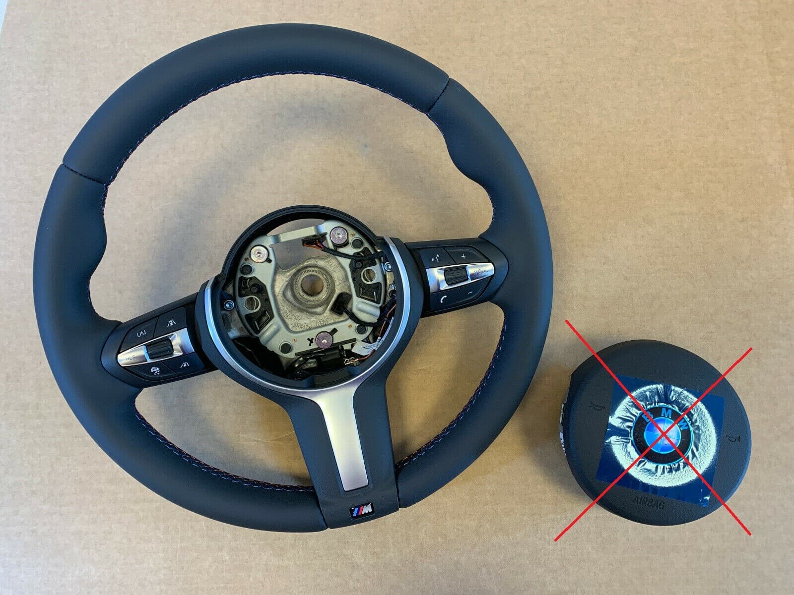 BMW BMW F15 F16 F20 F21 F22 F25 F26 F30 F31 F32 M Steering Wheel VIBRO ACC M STITCHE