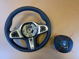 BMW BMW 2 3 F44 G20 G21 G28 EU M Steering Wheel Paddles HEATING VIBRO ASSIST+ — thumbnail 1