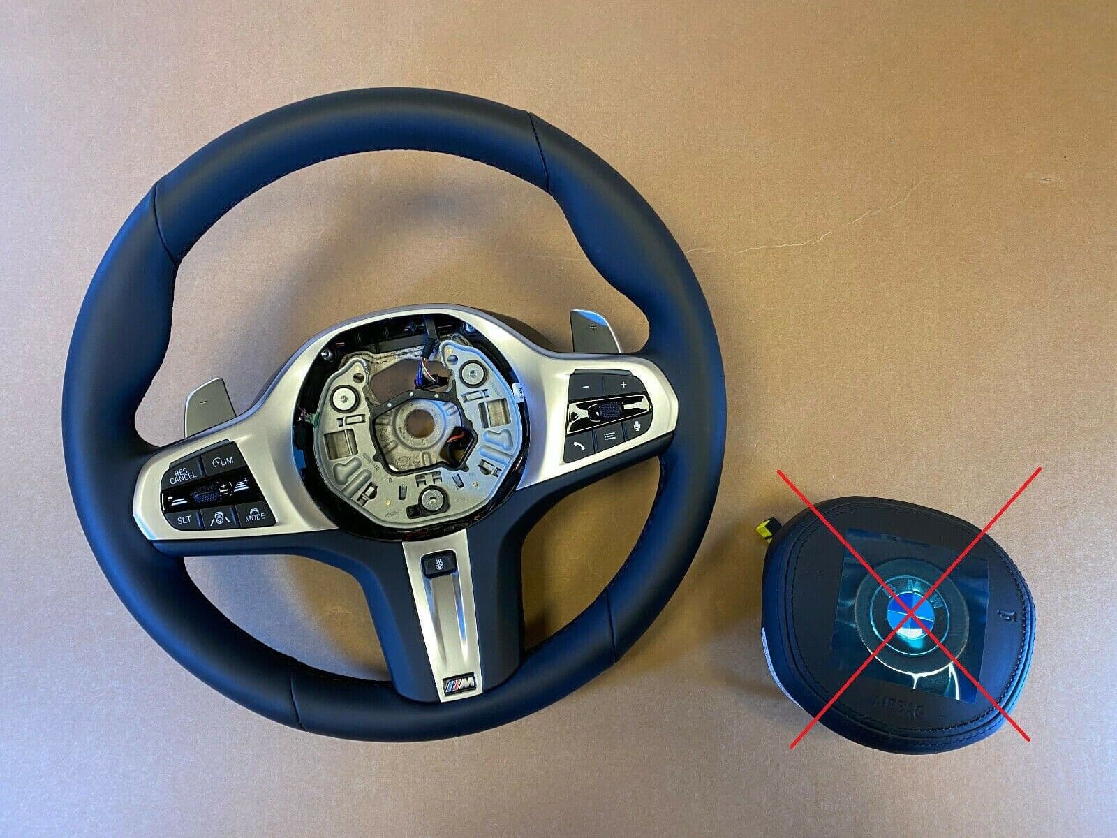 BMW BMW 2 3 F44 G20 G21 G28 EU M Steering Wheel Paddles HEATING VIBRO ASSIST+