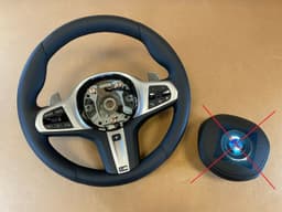 BMW BMW 8 X5 X6 X7 G14 G15 G16 G05 G06 G07 EU M Steering Wheel Paddles HEATING VIBRO — thumbnail 1
