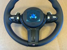 BMW BMW F15 F16 F25 F26 F30 F32 F34 F36 M Steering Wheel PADDLES HEATED ACC CARBON — thumbnail 5