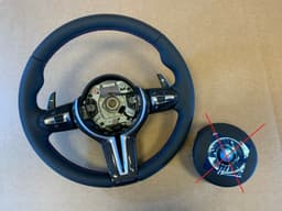 BMW BMW F01 F02 F03 F04 F06 F07 F10 F11 F12 F13 M Steering Wheel Paddle CARBON VIBRO — thumbnail 1