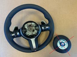 BMW BMW F20 F21 F22 F23 F30 F31 F32 F33 F34 M Steering Wheel Paddles ACC M STITCHES — thumbnail 1