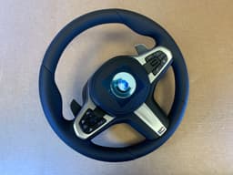 BMW BMW 5 6 X3 X4 G30 G31 G38 G32 G01 G02 OEM EU M Steering Wheel Paddles ACC — thumbnail 9