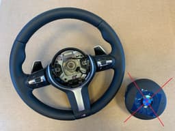 BMW BMW F15 F16 F20 F22 F25 F26 F30 F31 F32 F33 OEM M Steering Wheel Paddles VIBRO — thumbnail 1