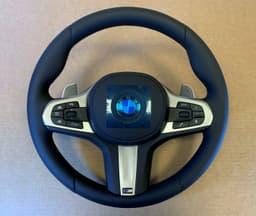 BMW BMW 5 6 X3 X4 G30 G31 G38 G32 G01 G02 OEM EU M Steering Wheel Paddles ACC — thumbnail 2
