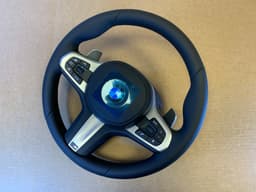 BMW BMW 5 6 X3 X4 G30 G31 G38 G32 G01 G02 OEM EU M Steering Wheel Paddles ACC — thumbnail 10