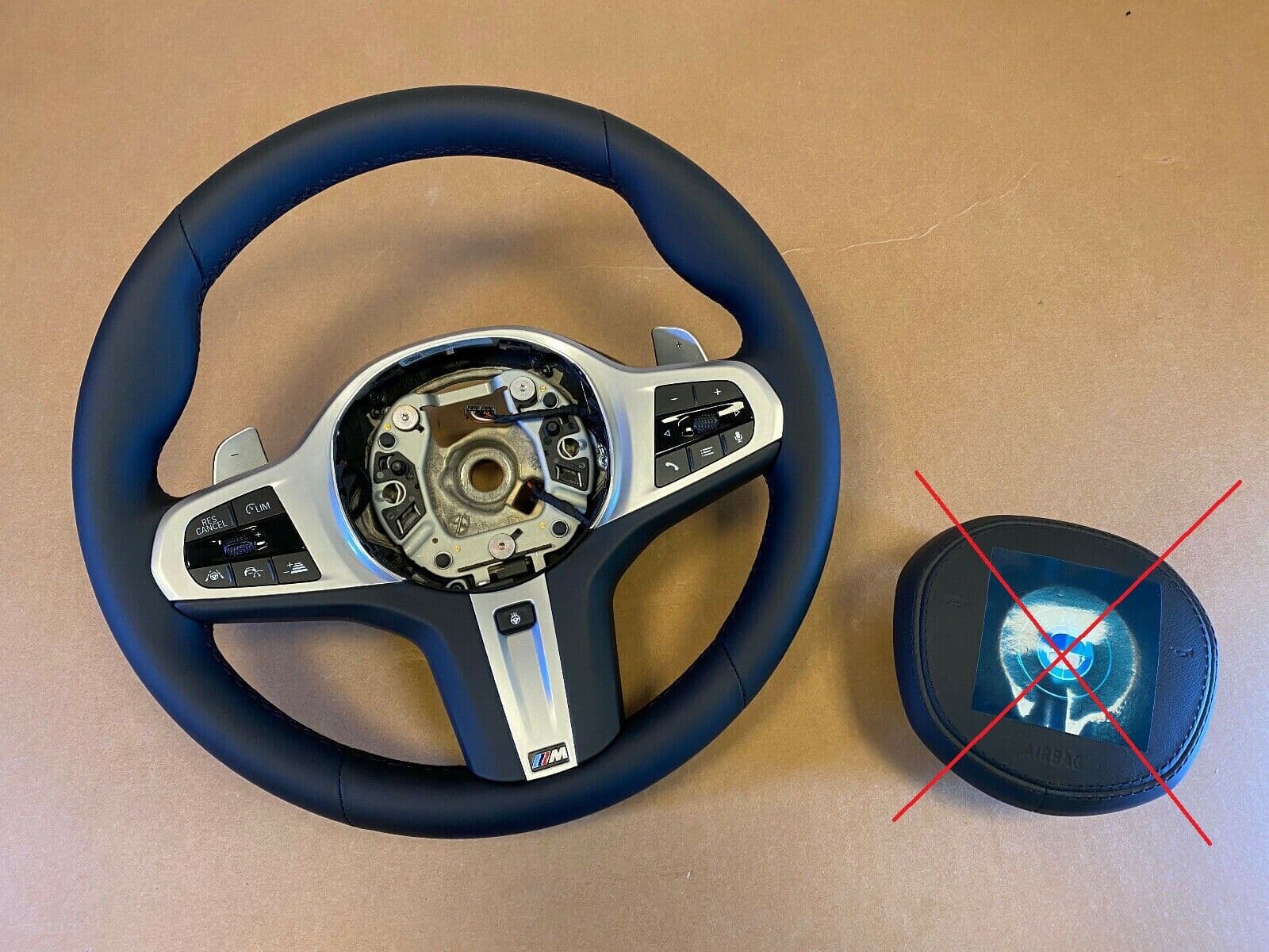 BMW BMW 5 6 X3 X4 G30 G31 G32 G01 G02 LCI M Steering Wheel Paddles HEAT ASSIST VIBRO