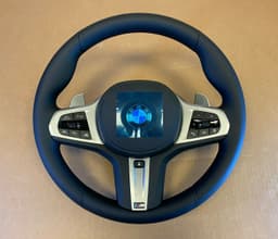 BMW BMW 5 6 X3 X4 G30 G31 G32 G01 G02 LCI M Steering Wheel Paddles HEAT ASSIST VIBRO — thumbnail 2