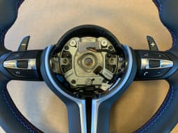 BMW BMW F15 F16 F25 F26 F39 F45 F48 GENUINE USA M Steering Wheel VIBRO M PADDLES — thumbnail 7