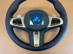 BMW BMW 5 6 X3 X4 G30 G31 G32 G01 G02 LCI M Steering Wheel Paddles HEAT ASSIST VIBRO — thumbnail 5