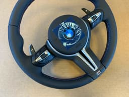 BMW BMW F15 F16 F25 F26 F39 F45 F48 GENUINE USA M Steering Wheel VIBRO M PADDLES — thumbnail 9