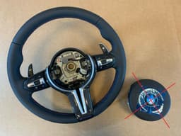 BMW BMW F01 F02 F03 F06 F07 F10 F11 F12 F13 M Steering Wheel Paddle CARBON VIBRO ACC — thumbnail 1